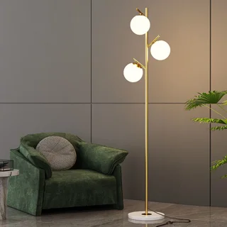 آباژور ایستاده مدرن ۳ شعله مدل حباب گوی